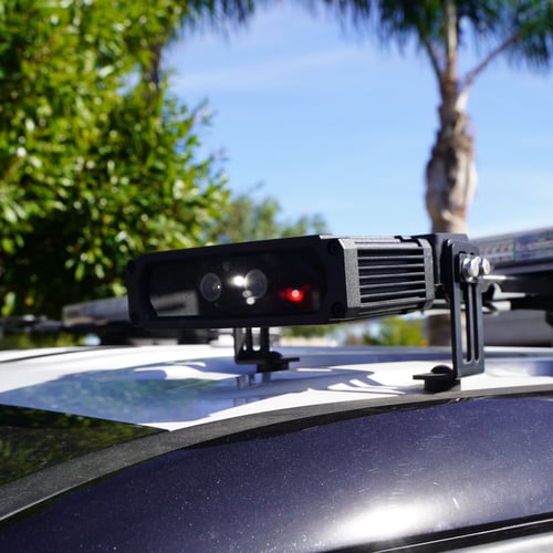 Picture of Automated License Plate Reader being deployed