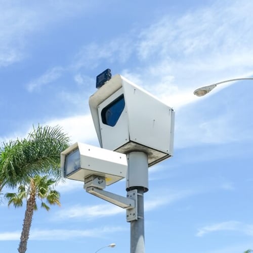 Picture of Traffic Cameras being deployed