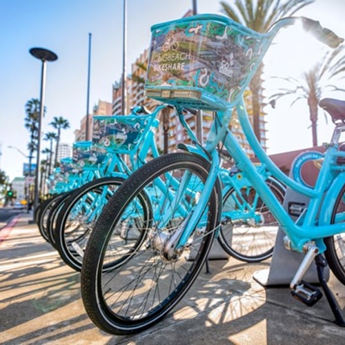 Picture of Social Bicycles being deployed