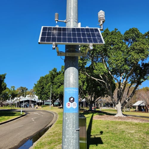 Picture of Smart Irrigation Management for Parks and Cool Towns being deployed